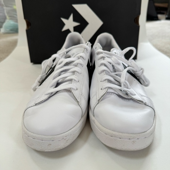 Converse Men's 9.5M Pro Leather Low-Top Skateboard Shoes White - Picture 3 of 6